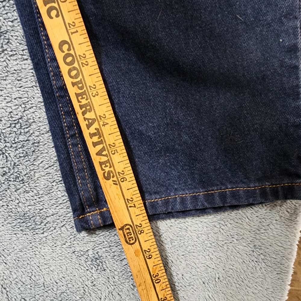 Vintage L.L. Bean Jeans Women's 16 Petite Relaxed Fit Blue Dark LL Bean - Picture 6 of 10
